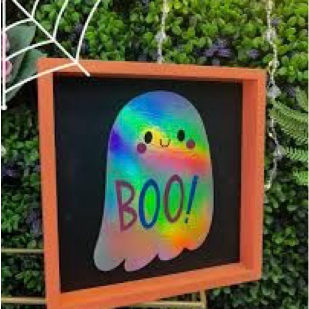 Holographic Ghost Wall Art